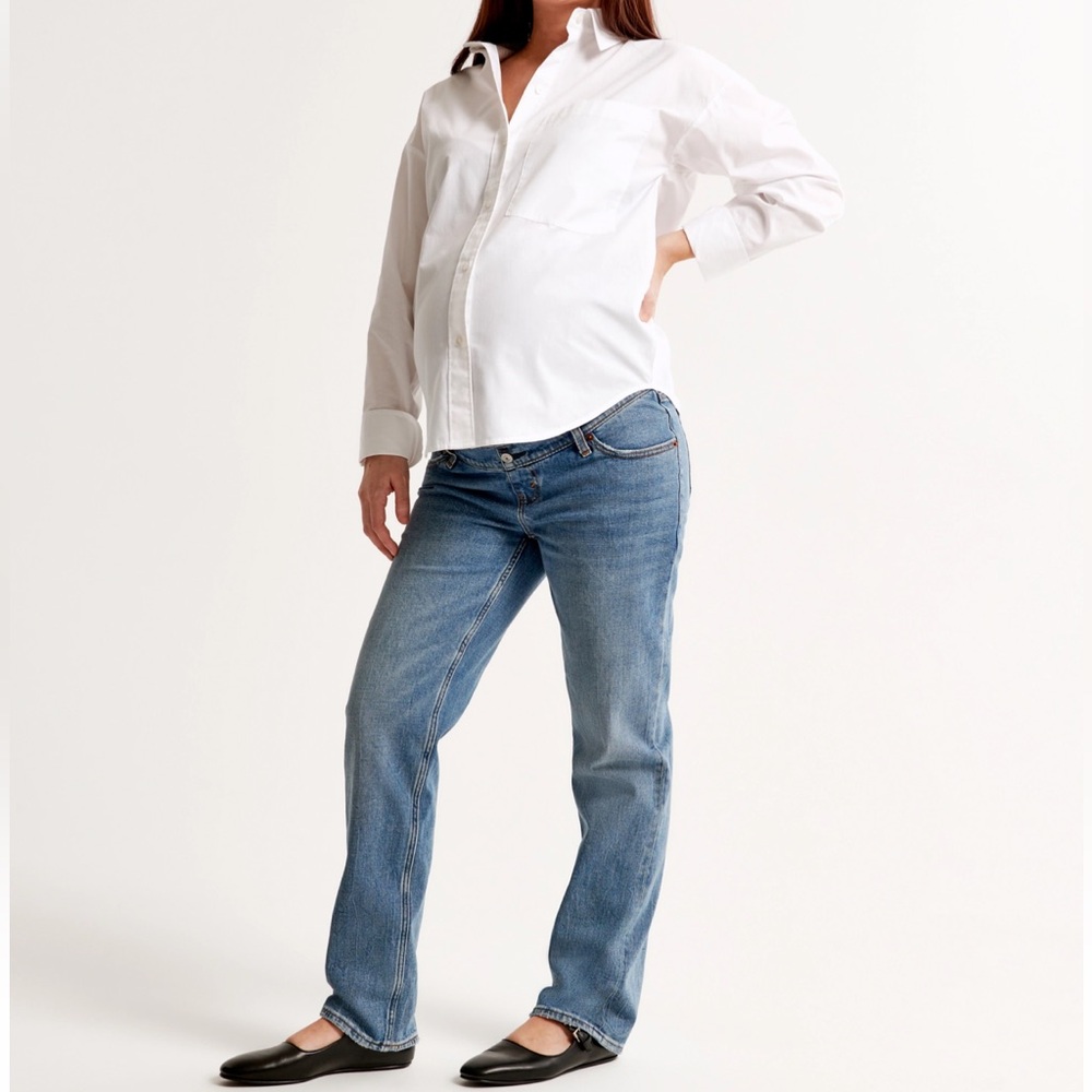Abercrombie & Fitch Maternity 90s Straight Jean 29
